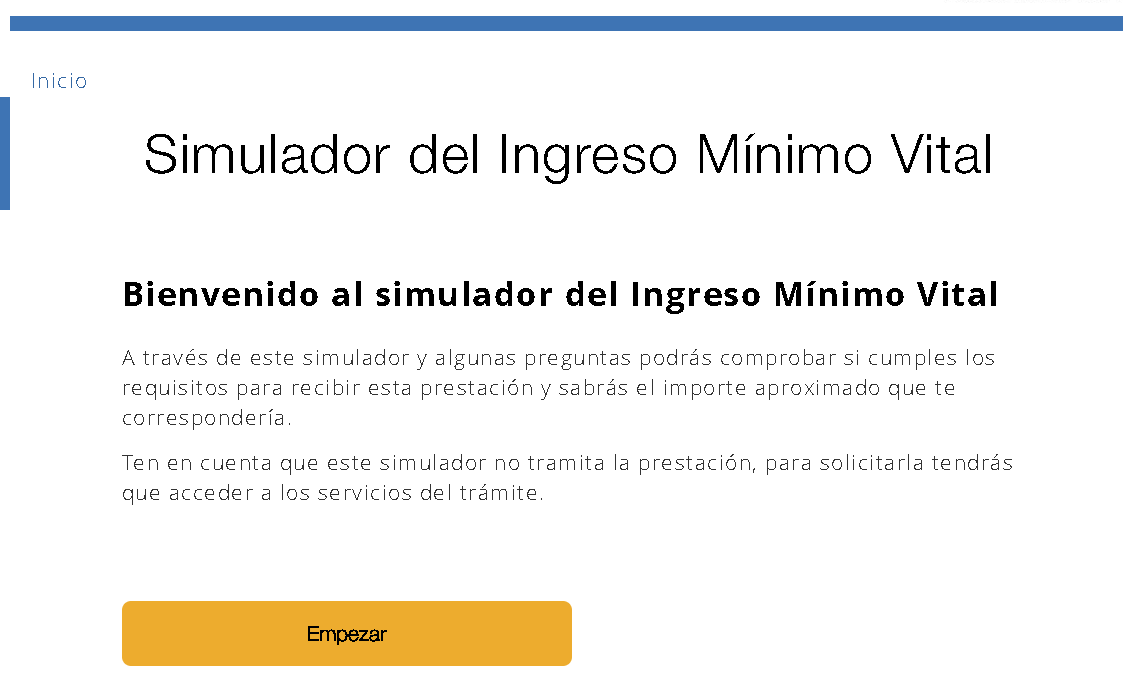 Simulador de Ingresos x Mínimo Vital