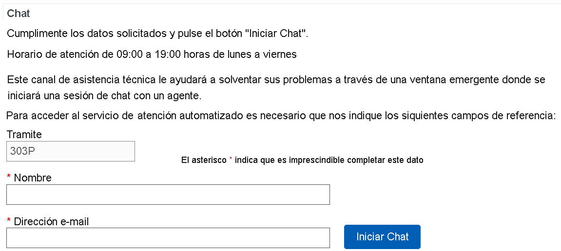 Chat AEAT guía rápida