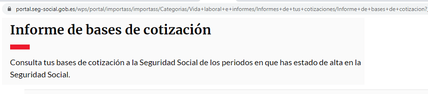 Consultar las bases de cotización de la seguridad social online con certificado digital