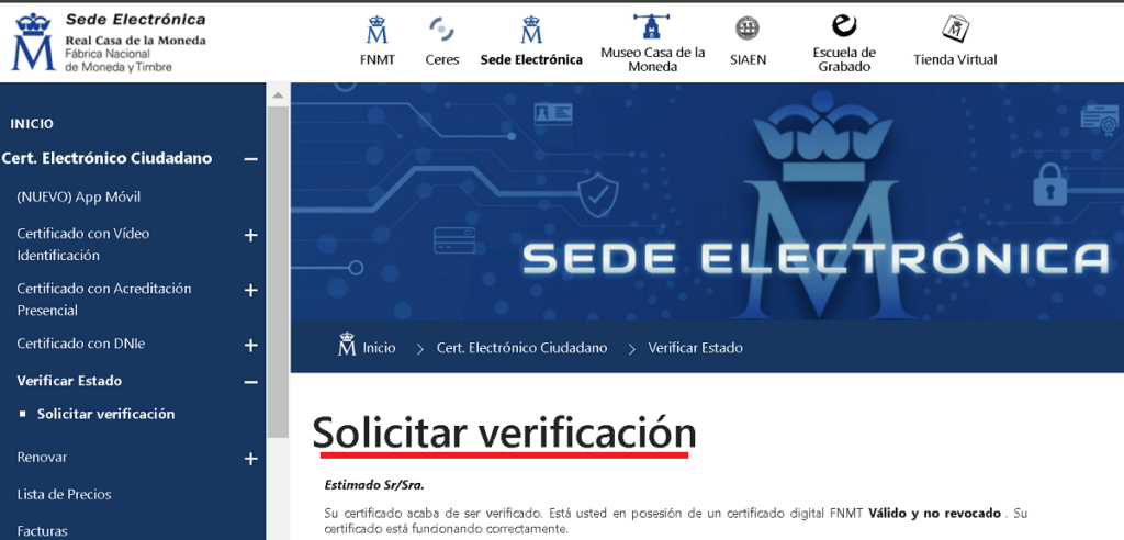 Verificar DNIe